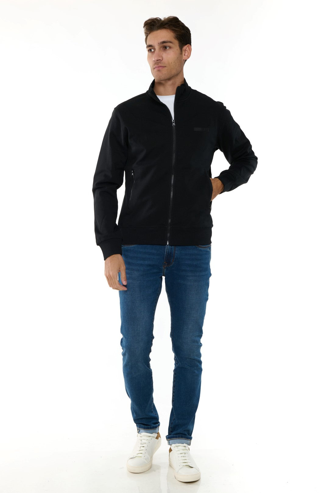 Technical Fabric Half-Neck Sweatshirt