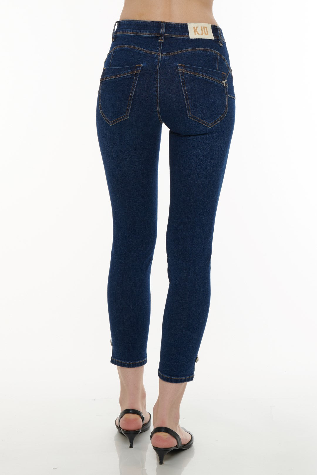 Jeans Capri con strass