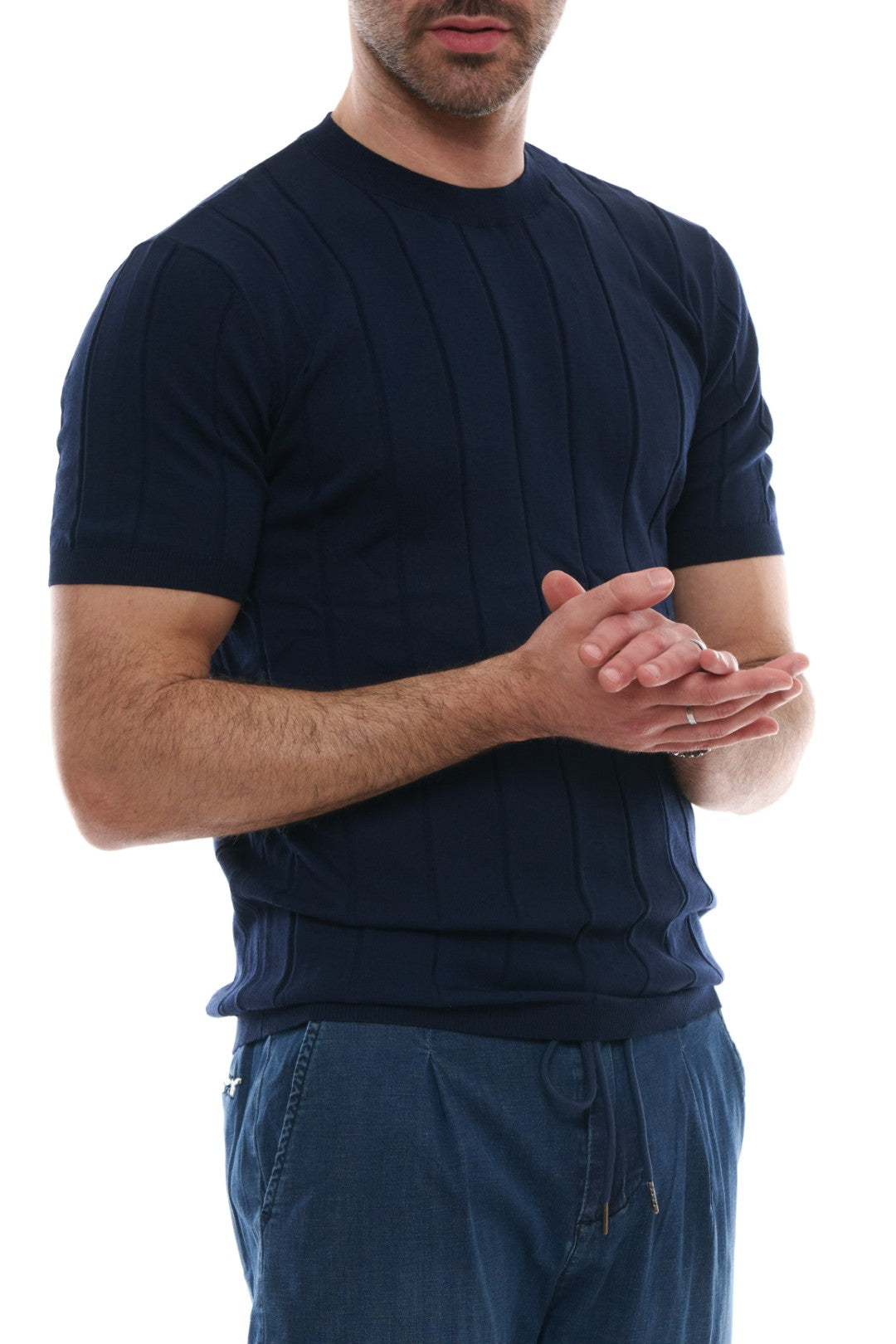 Maglia Girocollo Rigata