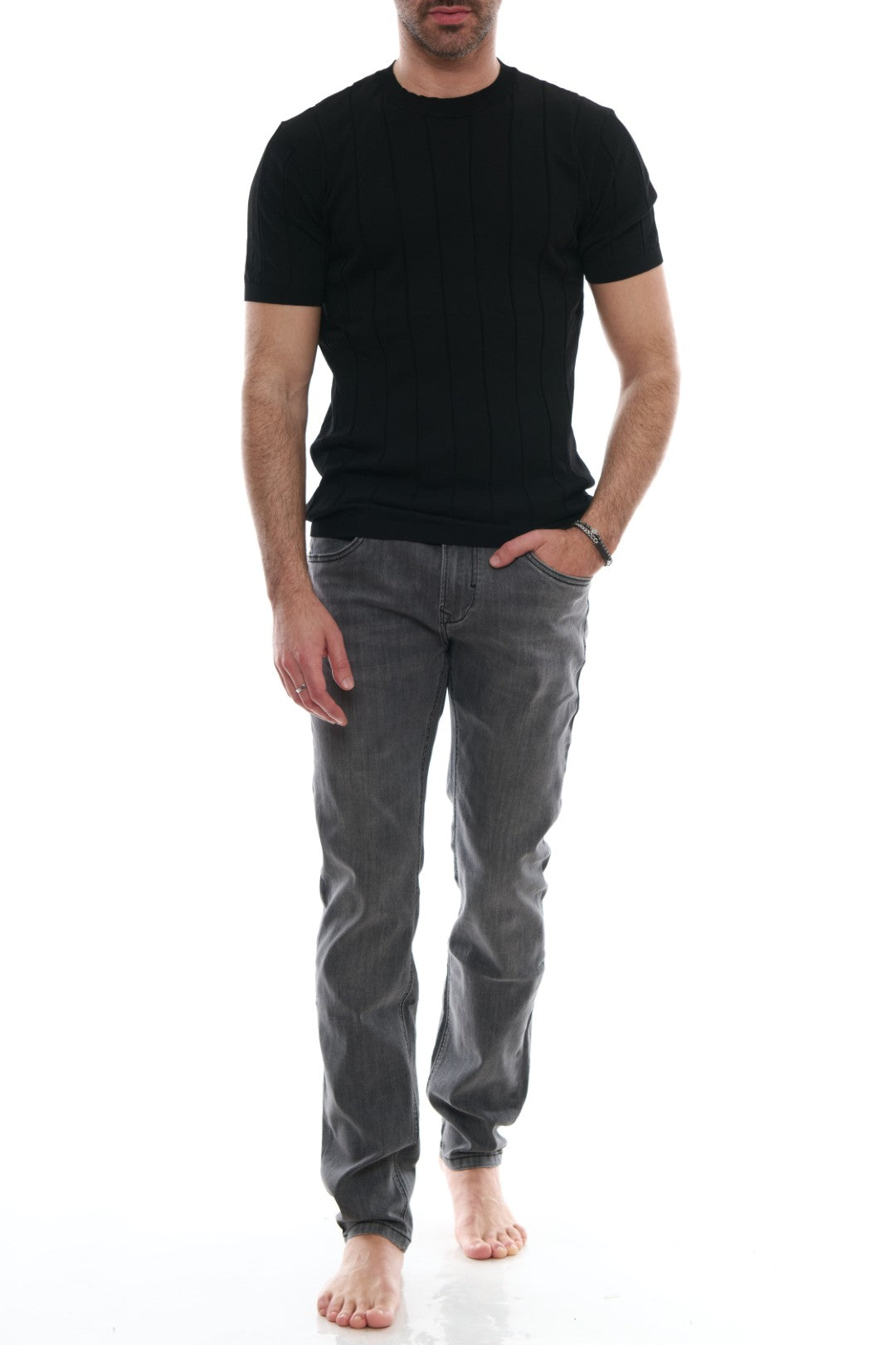 Maglia Girocollo Rigata