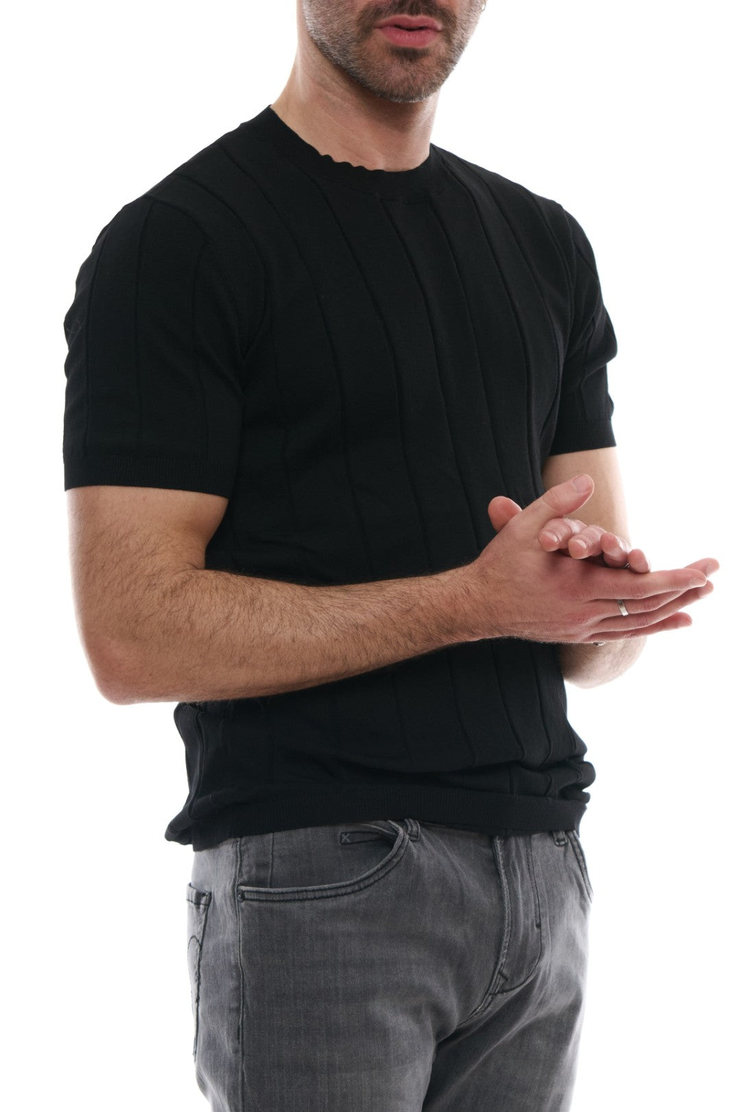 Maglia Girocollo Rigata
