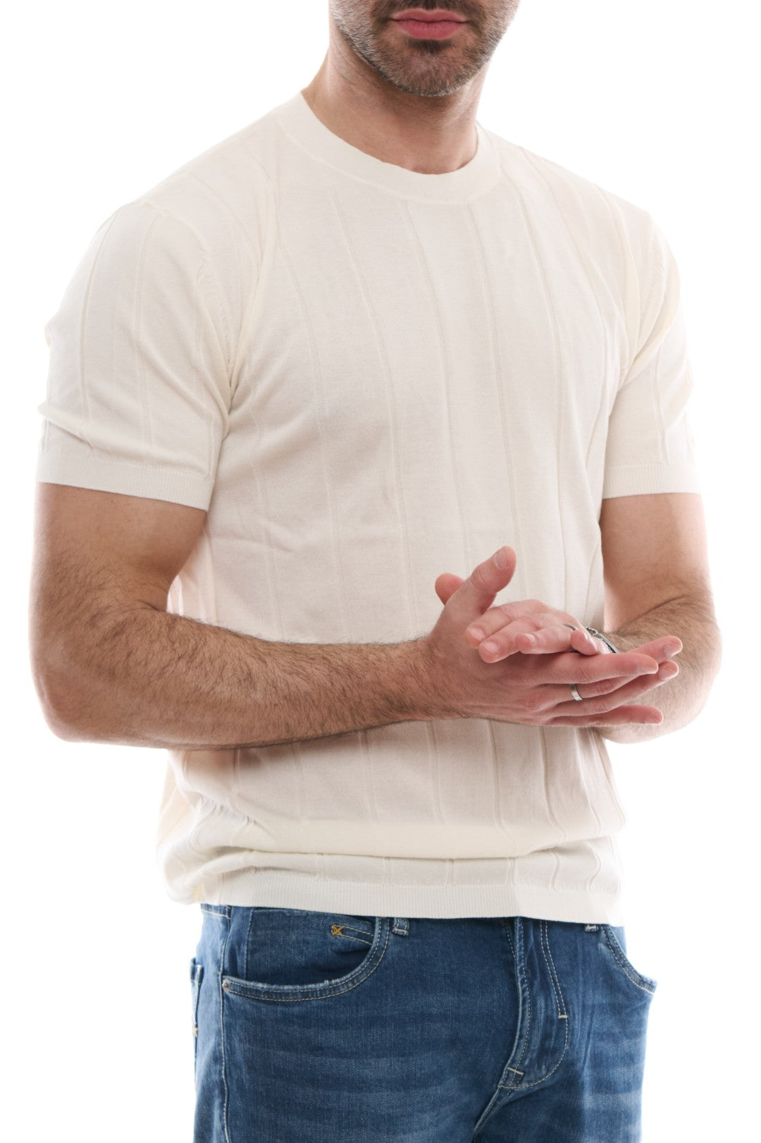 Maglia Girocollo Rigata
