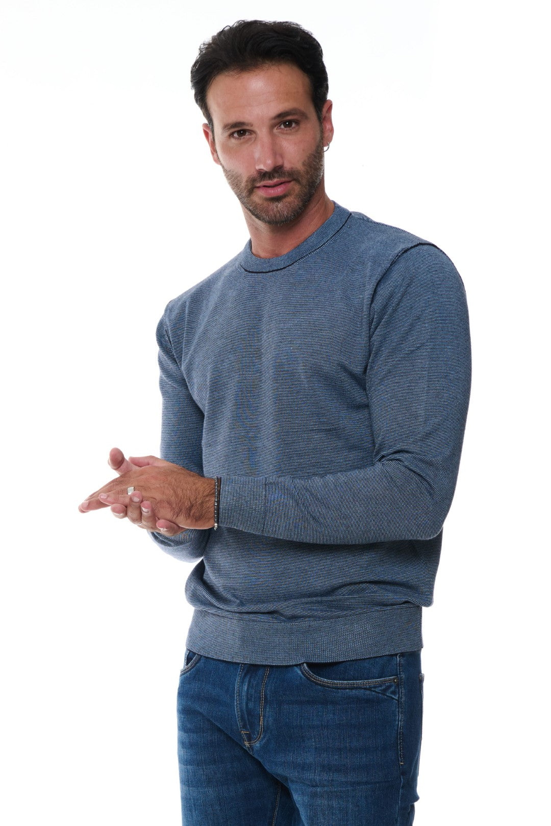 Maglia Girocollo Bicolore