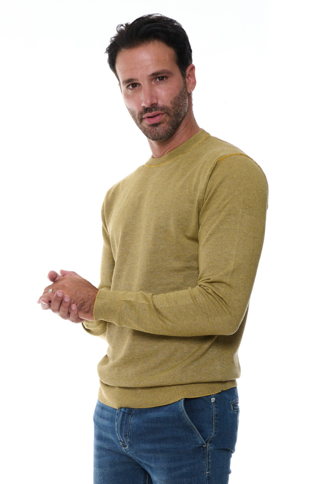 Maglia Girocollo Bicolore