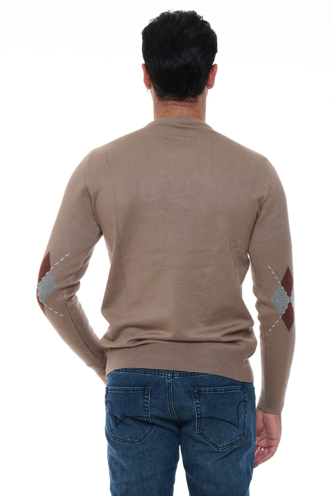 Maglia Girocollo con Rombi