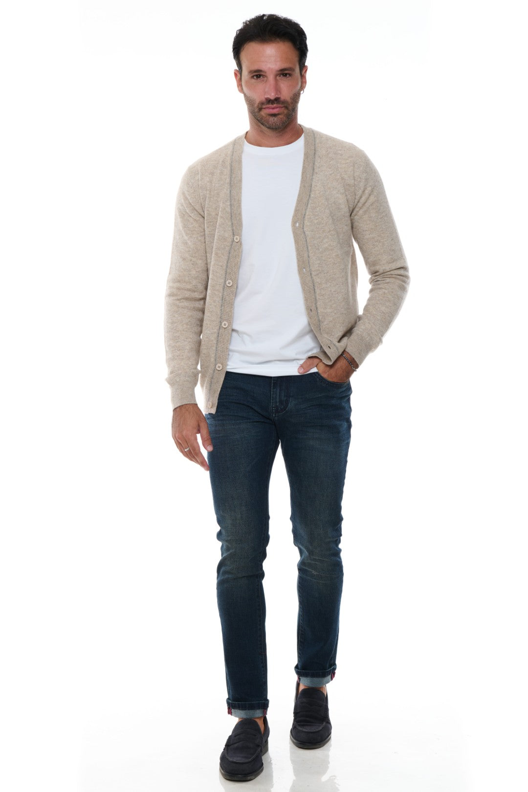 Cardigan in Misto Cashmere