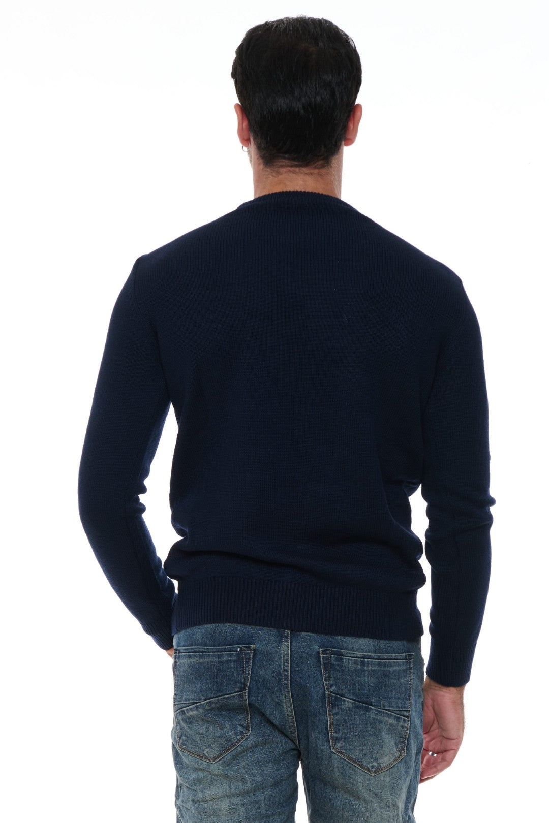Maglia Girocollo Misto Lana