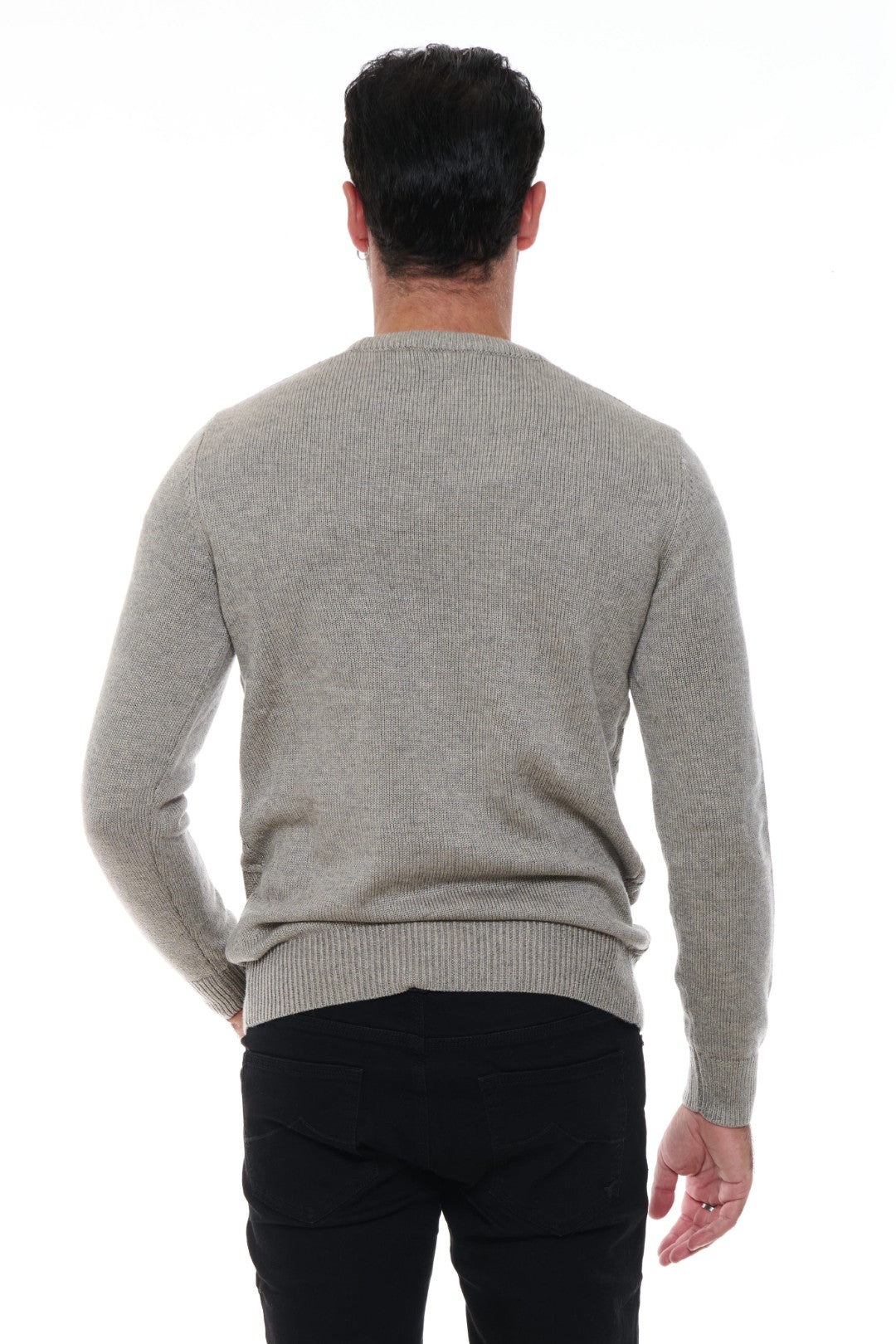Maglia Girocollo Misto Lana