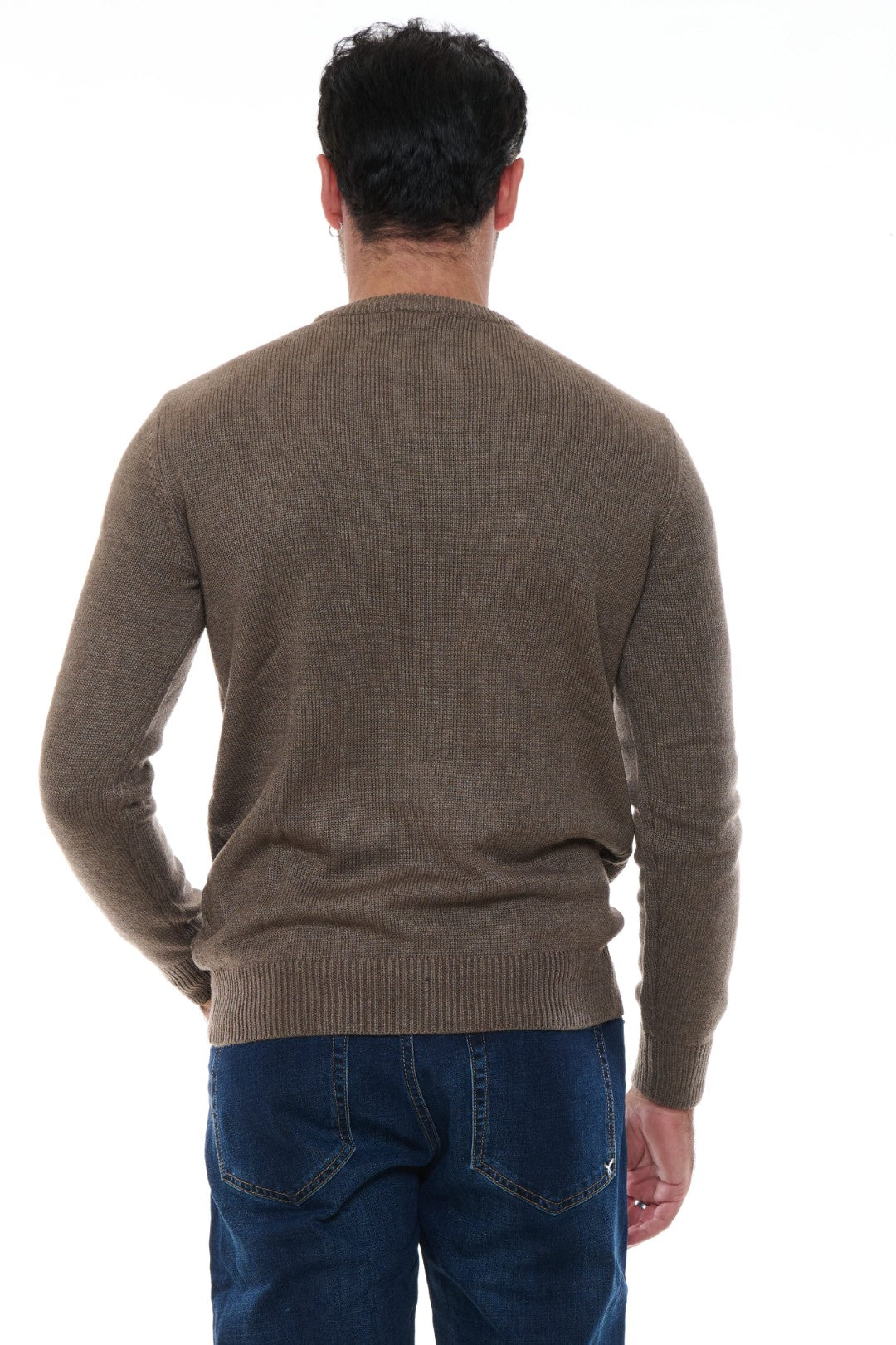 Maglia Girocollo Misto Lana