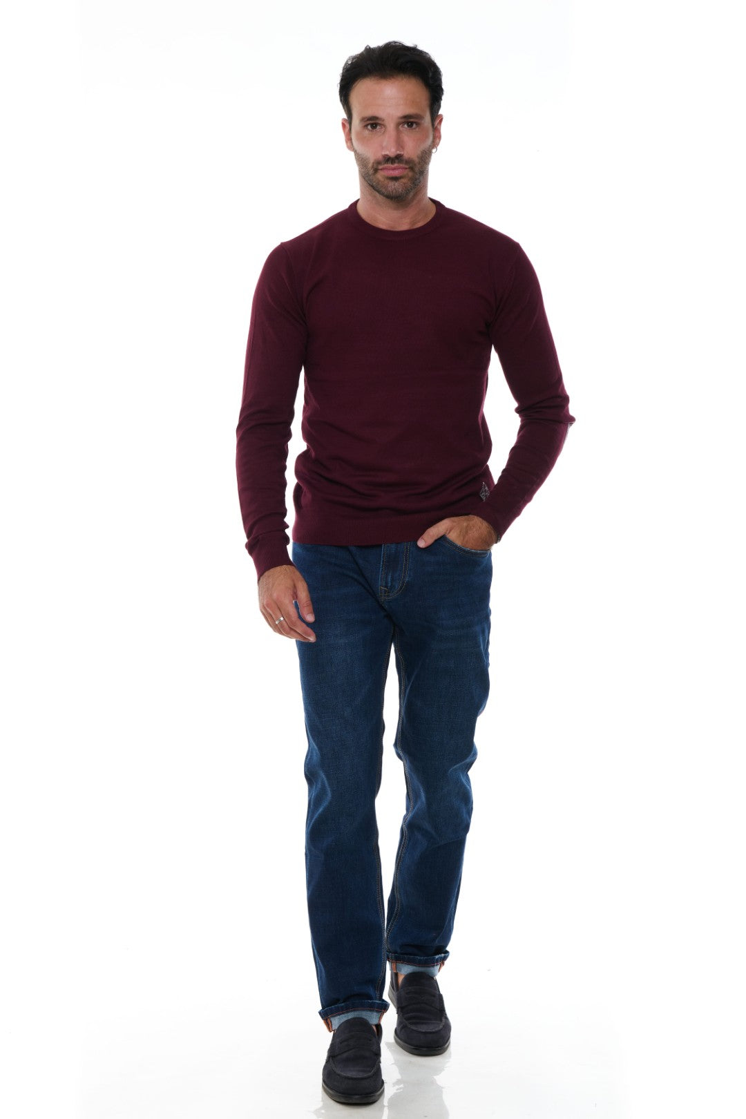 Maglia Girocollo con Patch