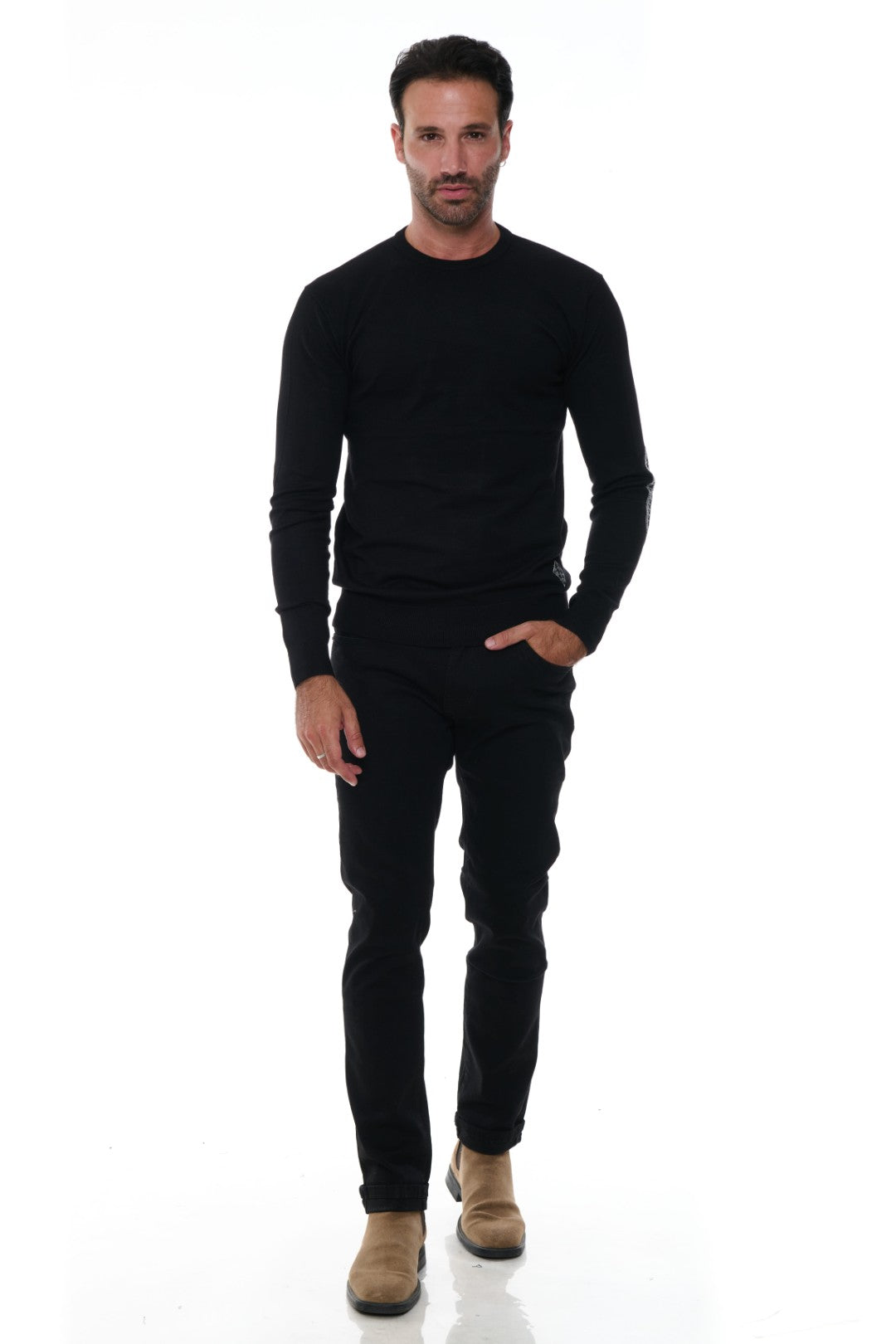 Maglia Girocollo con Patch