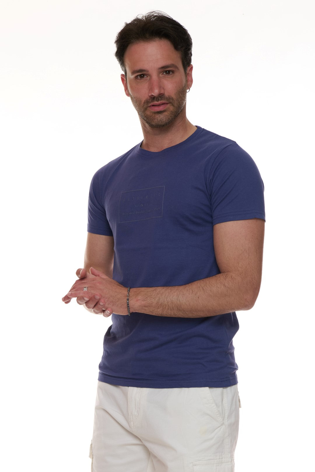 T-shirt con stampa Tono su tono