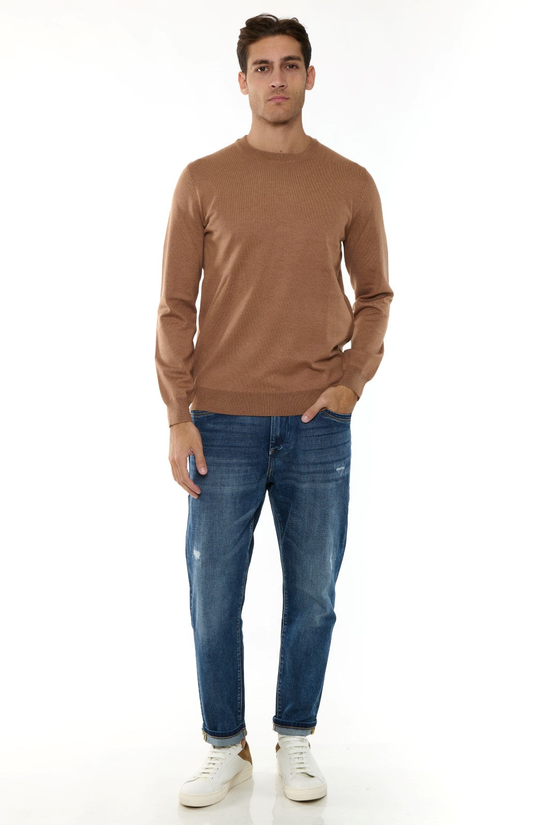 Maglia basica Misto Cashmere