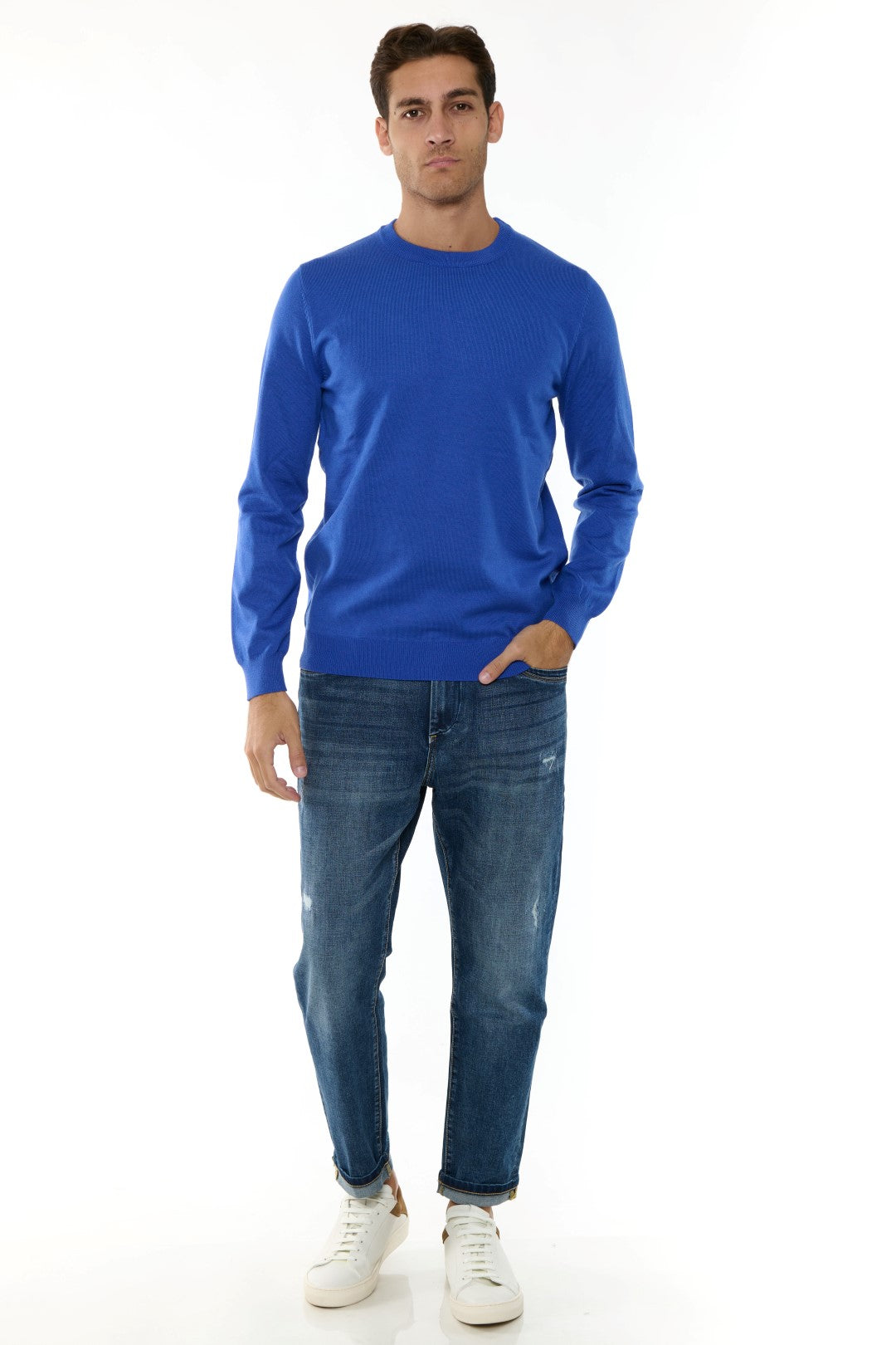 Maglia basica Misto Cashmere