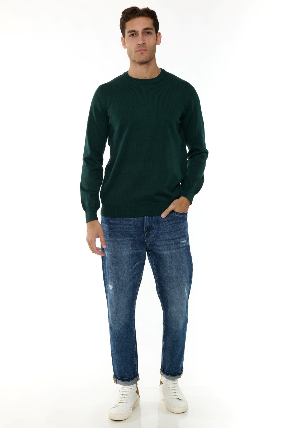 Maglia basica Misto Cashmere